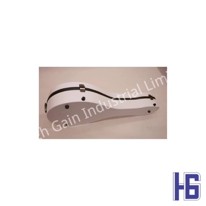 Mandolin White A-Shaped Carbon Fiber Case
